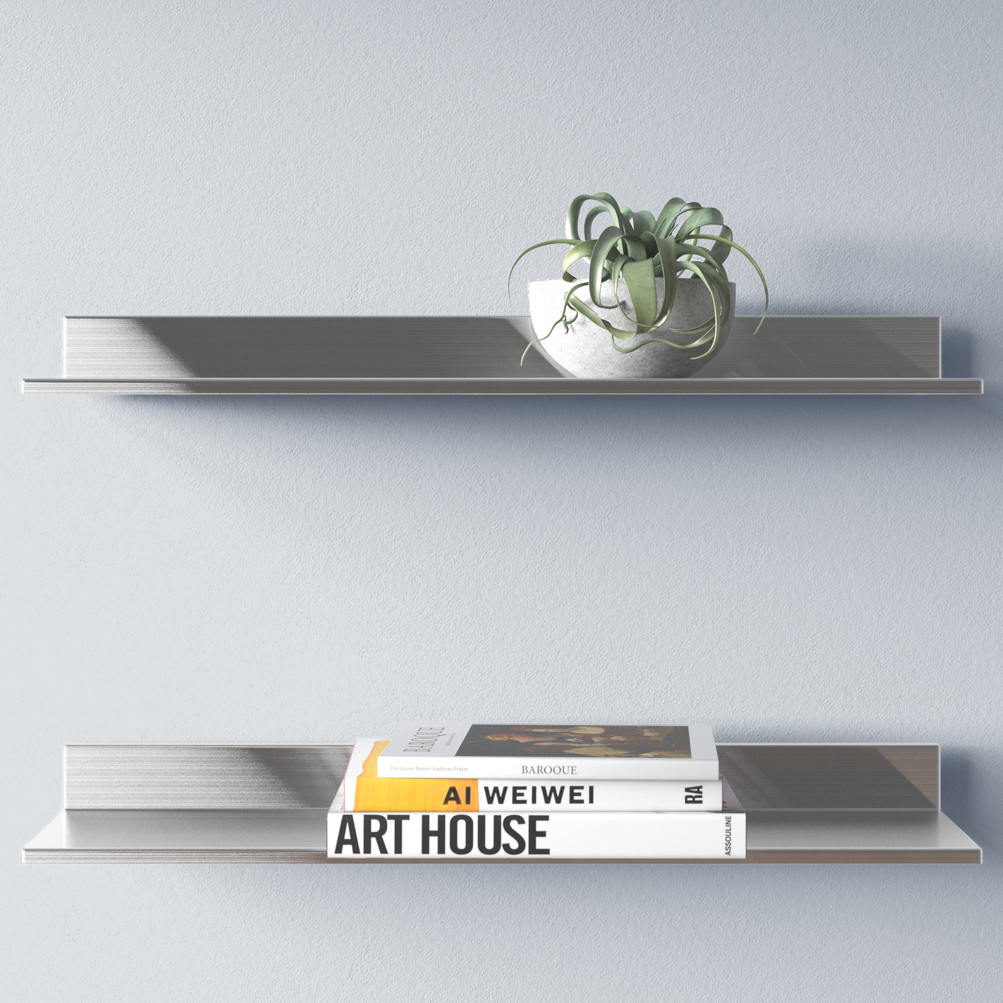 Metal floating shelves discount